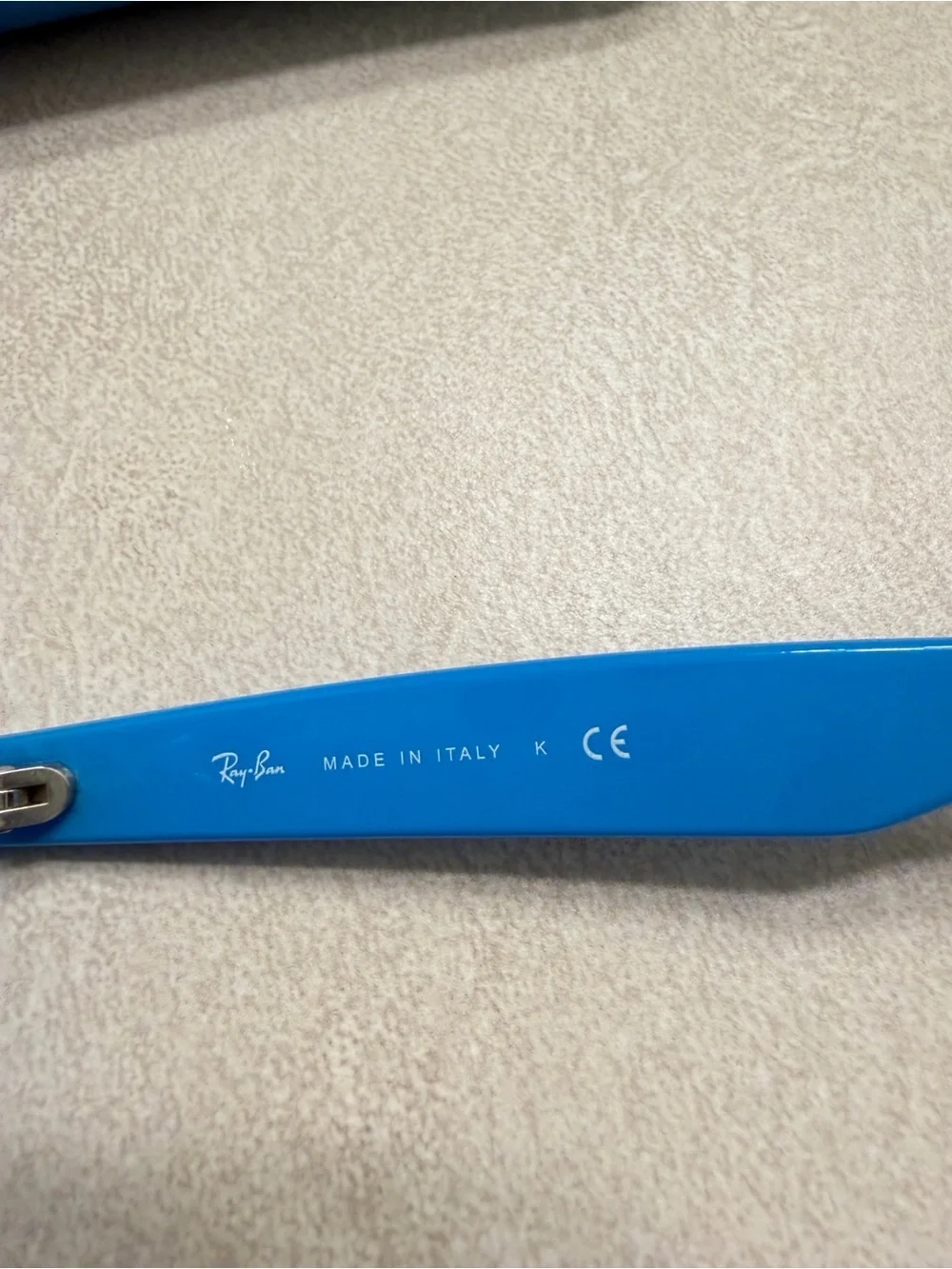 Ray-Ban Women’s Bright Blue Sunglasses with Blue Case